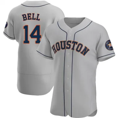 Derek Bell Youth Houston Astros White 2023 Collection Jersey - Gold Replica