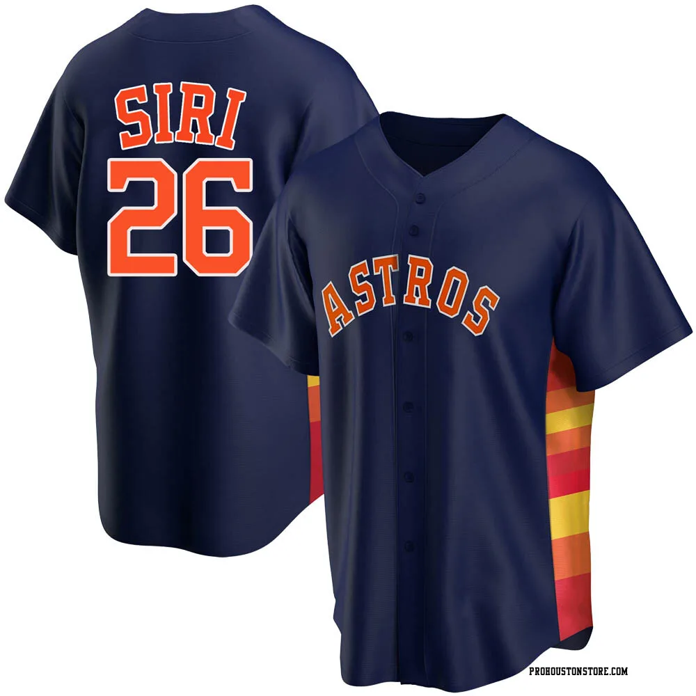 Youth Jose Siri Houston Astros Replica Gray Road Jersey