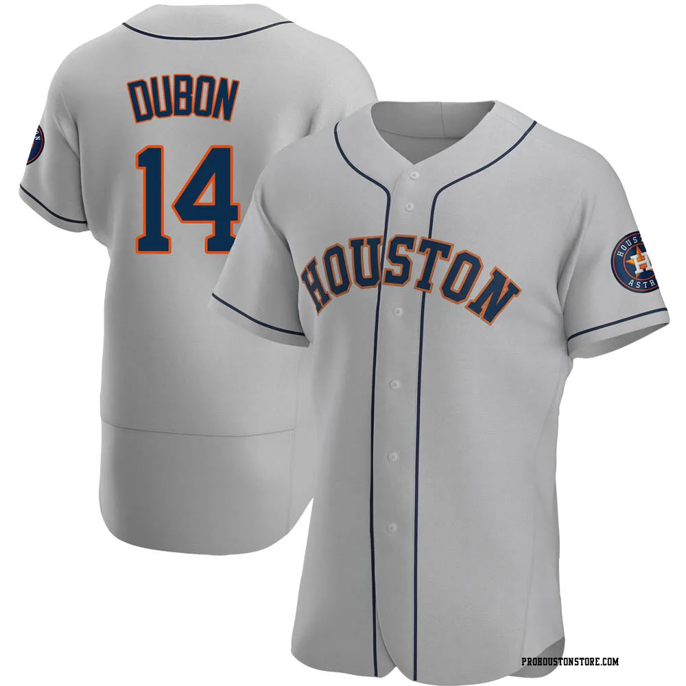 Men's Mauricio Dubon Houston Astros Replica White Home Cooperstown