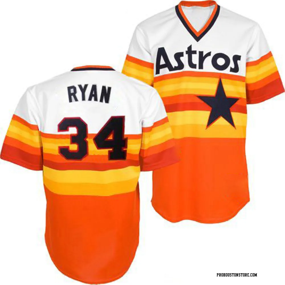 Nolan Ryan Houston Astros Big & Tall Home Cooperstown Collection Replica  Player Jersey - White/Orange