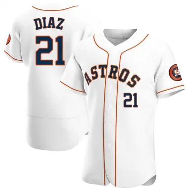 Fanatics (Nike) Yainer Diaz Houston Astros Replica Home Jersey - White, White, 100% POLYESTER, Size 2XL, Rally House